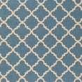 thumbnail image 6 of SAFAVIEH Beach House Richard Geometric Indoor/Outdoor Area Rug, Blue/Creme, 6'7" x 6'7" Round, 6 of 7