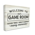 thumbnail image 4 of Stupell Industries Welcome To Game Room Beauty & Fashion Painting Gallery Wrapped Canvas Print Wall Art, 20 x 16, 4 of 8