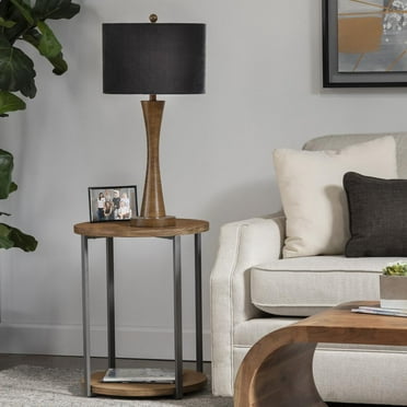 Evolution by Crestview Santana Resin Table Lamp in Gray