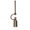 Nickel#6, variant on Table Lamp Antique Brass Color Pendant Light Fixture for 3 Lights, Vintage Ceiling Hanging Light Fixture with Fabric Cord for Home Lightning,Bedroom Lamp