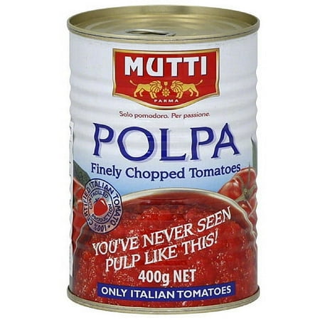 Mutti Polpa Finely Chopped Tomatoes 14 oz (Pack of 12)