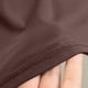 thumbnail image 5 of Pijama de manga corta para mujer, color liso, manga corta, camiseta fina con cuello en V, pijama de manga corta, blusa de poliéster para mujer, 5 of 8
