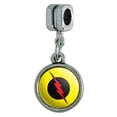 thumbnail image 1 of The Flash Reverse Flash Logo Italian European Style Bracelet Charm Bead, 1 of 5