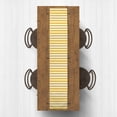 thumbnail image 2 of Creative Products Stripes Yellow 16x72 Poly Twill Table Runner, 2 of 3