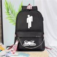 thumbnail image 4 of Bolsa Mochila con estampado de letras a la moda para mujerbolsos de hombro escolares de viaje para estudiantes Ehuebsd Para estrenar, 4 of 9