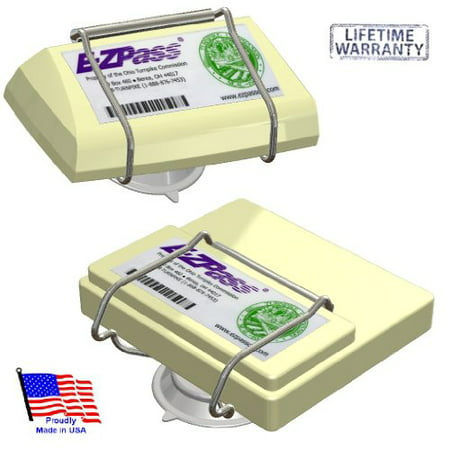 EZ Pass-Port by JL Safety- Indestructible holder with Suction cup, fits EZ Pass (not the Flex) & IPass , I Zoom, PalPass hard case and FasTrak transponders. Holder only. Made in (Best State To Get Ez Pass)