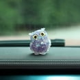 thumbnail image 4 of Holzlrgus Hand-Carved Natural Crystal Owl Statue Reiki Healing Gemstone Animal Figurines Home Office Car Decoration The Best Gifts 2.4 inches, 4 of 7