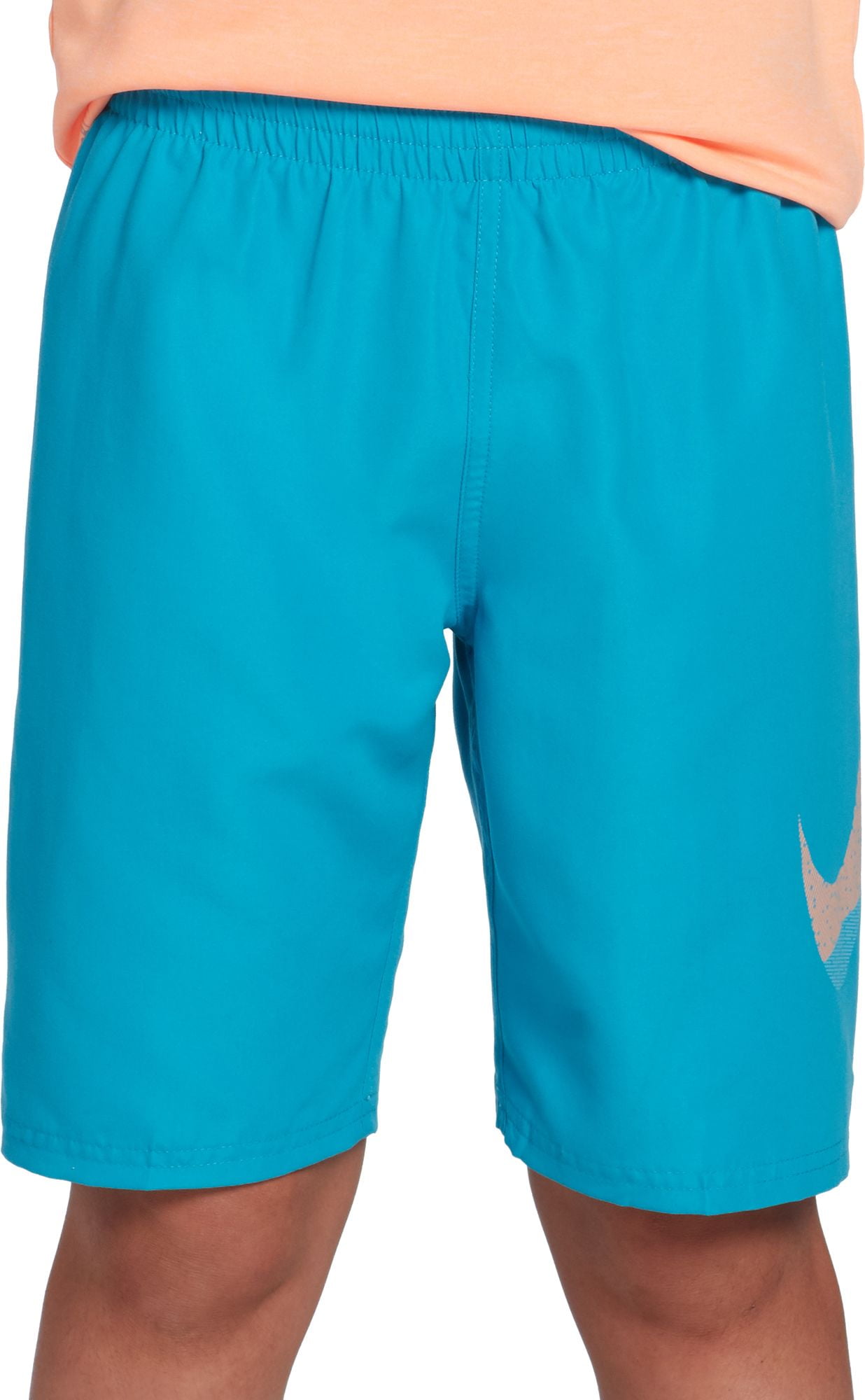 Nike - Nike Boys' Mash Up Solid 8” Volley Swim Trunks - Walmart.com ...