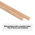 thumbnail image 4 of Uxcell Copper Round Rod 5mm x 300mm T2 Copper Stock, 4 of 7