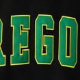 thumbnail image 3 of Men's Colosseum Black Oregon Ducks Arch & Logo Sweatshirt, 3 of 4