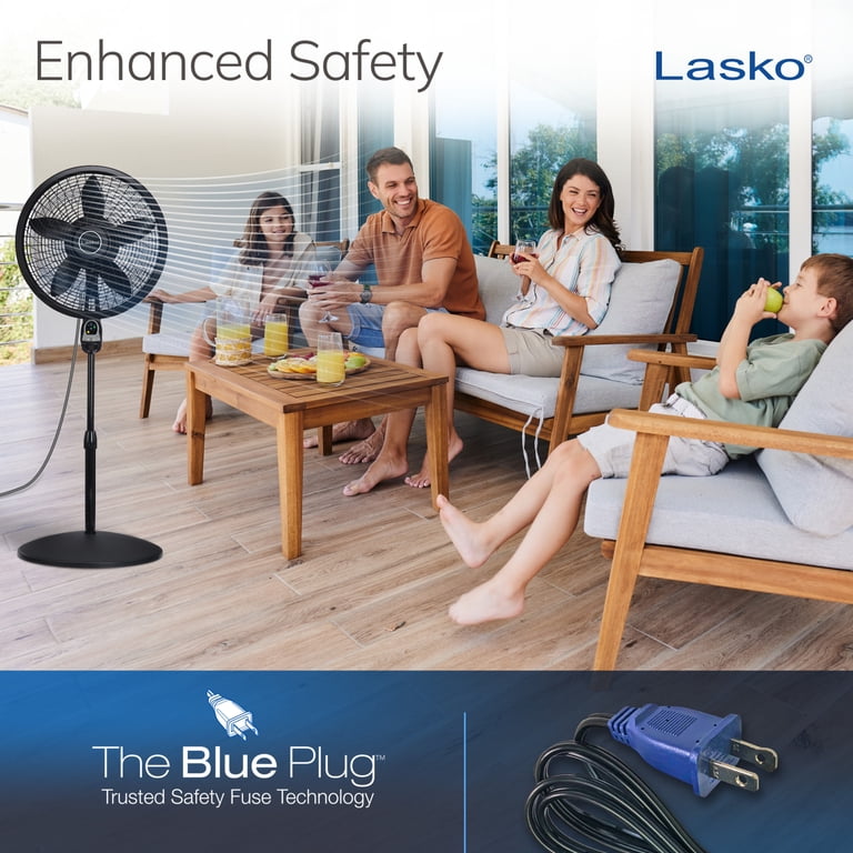 Lasko Cyclone 18" Pedestal Fan, 3-Speed, Remote, Timer photo 6