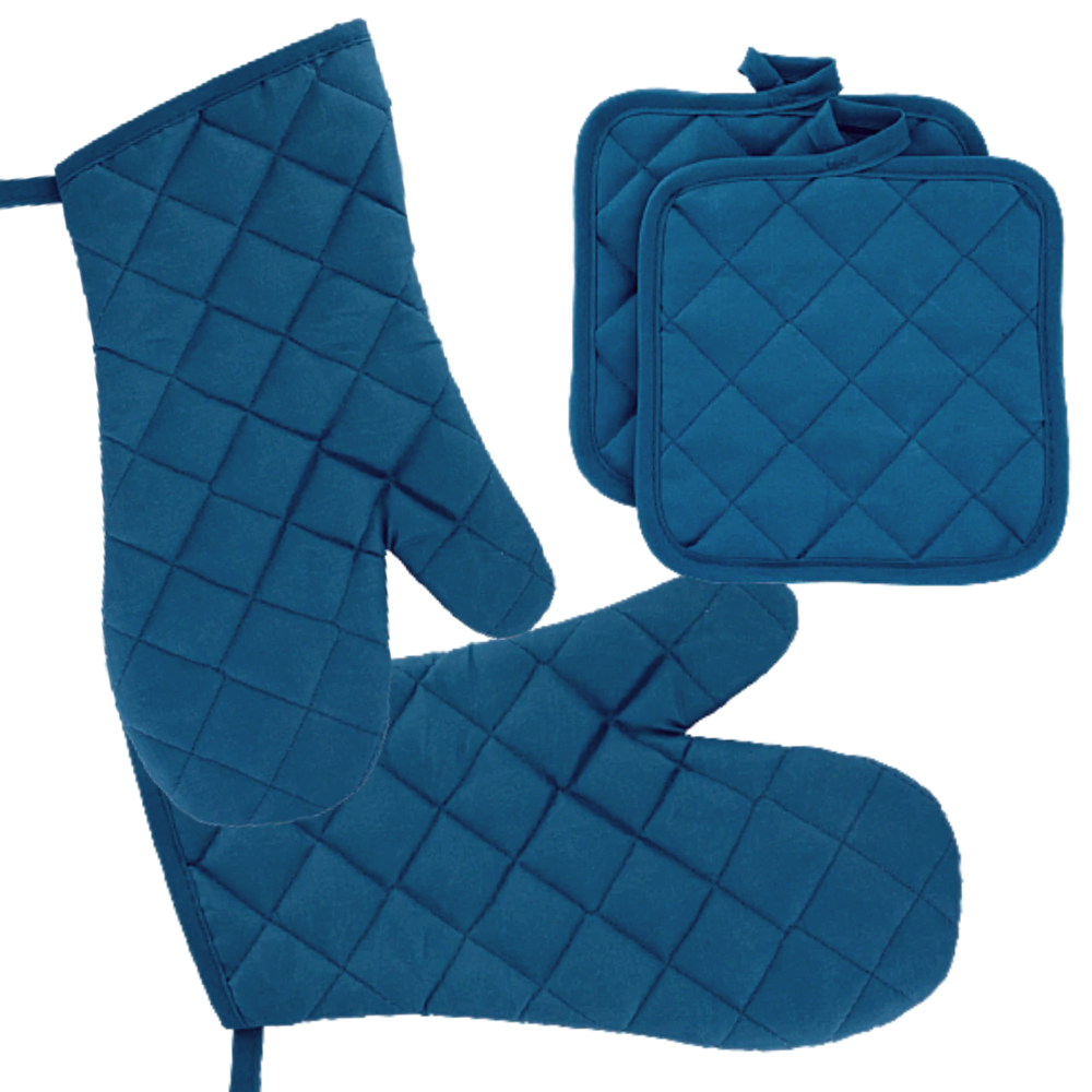 Kitchen Oven Mitt Pot Holder Set Kitchen Linens Oven Mitt Pot Holder