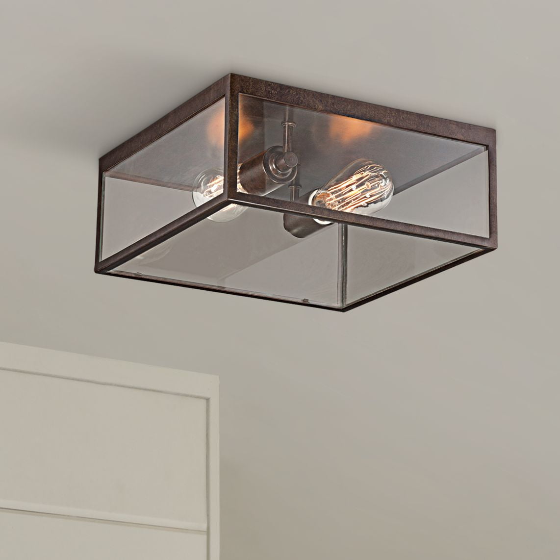 John Timberland Modern Outdoor Ceiling Light Fixture