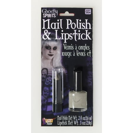 Ghostly Spirit Nail Polish Lipstick Costume Makeup Ghostly Spirit Nail Polish Lipstick Costume Makeup