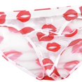 thumbnail image 4 of tooysgoing2016 Hombres Ropa interior Low Stretch Jockstrap Bragas Red Lip Print Yuyangstore calzoncillos para hombre, 4 of 6