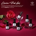 thumbnail image 5 of modelones Gel Nail Polish Set - 6 Red Colors Gel Polish Glitter Red Gel Polish Burgundy Red Sparkle Bloody Red Nail Polish Gel Manicure DIY Salon Nail Art Gifts, 5 of 9