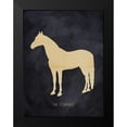 thumbnail image 2 of Lula Bijoux And Company 19x24 Black Modern Framed Museum Art Print Titled - Horse, 2 of 5