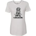 thumbnail image 3 of Inktastic I Love My Goldendoodle Dog Women's T-Shirt, 3 of 5