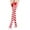 145# D, variant on Candy Cane Socks - Red and White Striped Christmas Holiday Candy Canes Stockings for Women F One Size