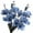Blue, variant on 2PC Windfall Artificial Faux Orchid Arrangements Table Centerpiece Silk Flowers White Petals With Purple Stamens For Kitchen Decoration Office Wedd Artificial Flowers Artificial Plants & Flowers