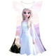 thumbnail image 1 of Disfraz de Frozen de Disney, vestido de princesa para niñas, blanco, sin mangas, baile acampanado, ropa de carnaval, Cosplay para niños, Reina de la nieve, Elsa, Anna5T Gao Jinjia LED, 1 of 2