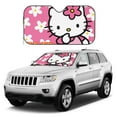 thumbnail image 3 of Hello Kitty Car Sun Shade Front Windshield Sun Shade Hardened Sun Visor Shield Cover Foldable Reflector for Car Truck SUV, Keeps Your Vehicle Cool, 3 of 9