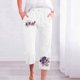 thumbnail image 1 of MKLEKYY Pantalones Palazzo de Pierna Ancha para Mujer, Estilo Bohemio, con Estampado Floral, para Playa, Informales, Holgados, para Vacaciones, Verano 2025, 1 of 3