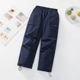 thumbnail image 6 of Hienoo Boys Performance Snow Pants Lined Zip Pocket Pants Elastic Waist Trousers, 6 of 9