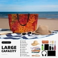 thumbnail image 5 of Gaeub Autumn Leaf Beach Travel Bag, Multi-Pocket Beach Bag, Summer Vacation Bag, Beach Essentials Tote, 5 of 7