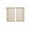 Khaki, variant on 1Pcs Waterproof Sheer Short Curtains for Living Room Solid Colour Voile Panels Kitchen Cafe Tulle Window Treatments Rod Pocket