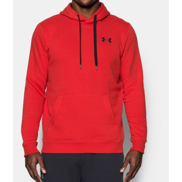Under Armour Men's Rival Fleece Fitted Red/Black 3XL - Walmart.com
