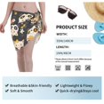 thumbnail image 7 of Kll Cat Skulls And Flowers Print Women'S Sarong Coverups Short Bathing Suit Wrap Skirt Beach Wrap Swimsuit Cover Ups, 7 of 7