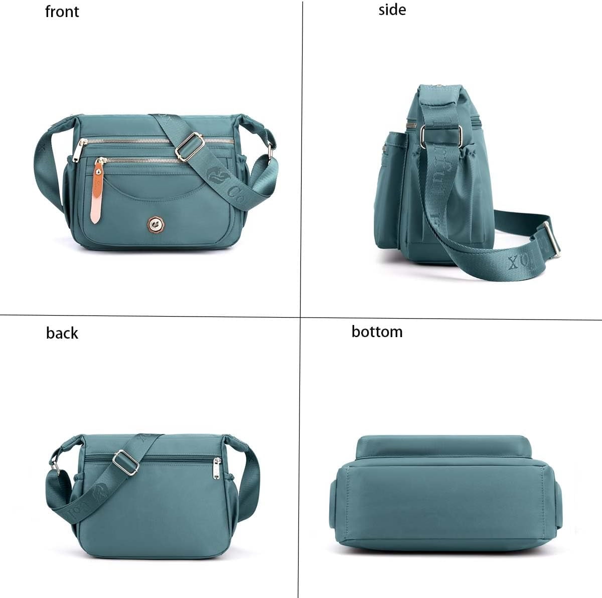 Crossbody Bags for Women Multi-Pockets Shoulder Bag Purses Waterproof Travel Satchel