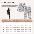 thumbnail image 4 of Rateoe Country Farm Scene Pattern Womens Pajamas Set Long Sleeve Sleepwear Button Down Nightwear Soft Cotton Pj Lounge Sets-XX-Large, 4 of 7