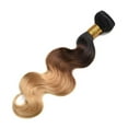 thumbnail image 2 of Body Wave Ombre Brazilian Body Wave Hair Weave Bundles Unprocessed Virgin Brazilian Hair Extensions 1B/4/27 Honey Blonde 1 bundle 22"inch, 2 of 6