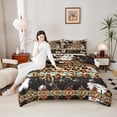 thumbnail image 4 of Castle Fairy Cow Print 3-Piece Full Size Comforter Sets for Teens Women Men,Bohemian Aztec Bedding Comforter Set,Exotic Style Lightweight Bedding Sets,Super Cozy Room Decor, 4 of 8