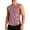 Rose Gold, variant on Men Sleeveless Shirt Men's Mesh Rhinestone Sequin See Through Sleeveless Tank for Club Party Night Out Gold L