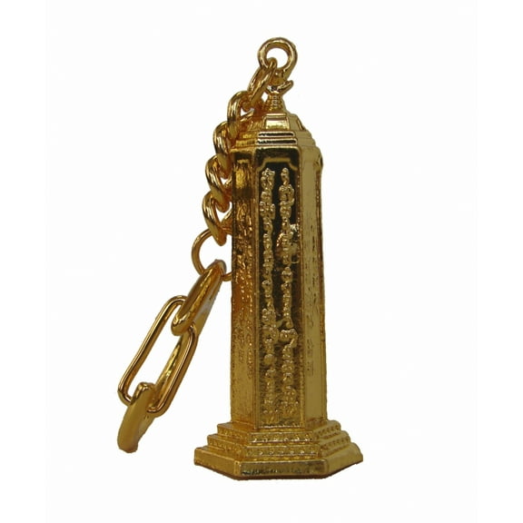 Golden Mantra Pagoda Keychain Amulet