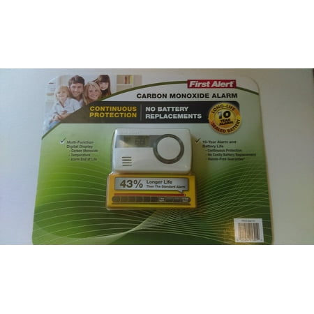 UPC 029054013019 product image for First Alert Carbon Monoxide Alar Long life 10 Year Alarm with Temperature | upcitemdb.com