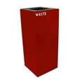 thumbnail image 2 of Witt Industries 36GC03-SC 36 Gallon Indoor Recycling Container With Square Opening, Scarlet, 2 of 2