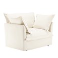 thumbnail image 6 of Cream Armchair - Vacuum - Packed Cushions (48h Recovery) - Guest Room - Comfort for Guests, 6 of 6