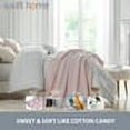 thumbnail image 2 of Swift Home Extra-Fluffy & Plush Solid Color Oversized Faux Fur Throw Blanket, 60”x70”, Soft Luxurious, Cozy & Lightweight for Home & Travel, All Seasons (Blush), 2 of 9