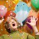 thumbnail image 4 of KAKOWELY 10 globos de aluminio con forma de narval, adorables adornos para fiestas de cumpleaños (azules), 4 of 5
