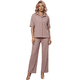 thumbnail image 1 of Conjunto de 2 Piezas para Mujer | Set Blusa Tipo Camisera y Pantalón Wide Leg, 1 of 5