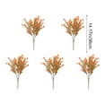 thumbnail image 3 of Faux Artificial Fake Flowers Eucalyptuss Plants 7 Fork Eucalyptuss Wilds Camellia Home Outdoor Decorative Flowers, 3 of 6