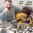 thumbnail image 3 of Set de bloques de construcción ZHX Military Base 550 piezas con accesorios, 3 of 6