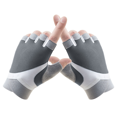 thumbnail image 5 of Hukapapa Guantes de Ejercicio Transpirables, Guantes de Gimnasia sin Dedos para Levantamiento de Pesas con Espalda Curvada, 101 sin Etiqueta Gris,, 5 of 5