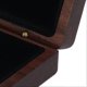 thumbnail image 1 of Handcrafted High Polished Walnut Jewelry Box with Interlocking Hinges for Anniversary, 1 of 2