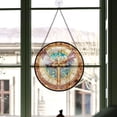 thumbnail image 3 of Luxury Christmas Gift - Jesus Cross Wings Stained Glass Hanging Ornament - Spirit Xmas Tree Decoration, Holiday Gift for Mom, Dad, Friends, Family, 3 of 3
