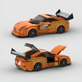 thumbnail image 3 of MOC F1 City Speed Champion Sports Racing Car Building Blocks Brick R34 RX-7 Vehicle Supercar Fast & Furious MK4 Supra Kids Toys, 3 of 10